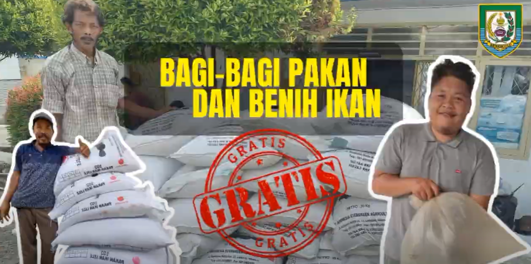PEMPROV BENGKULU BAGI PAKAN DAN BENIH IKAN GRATIS